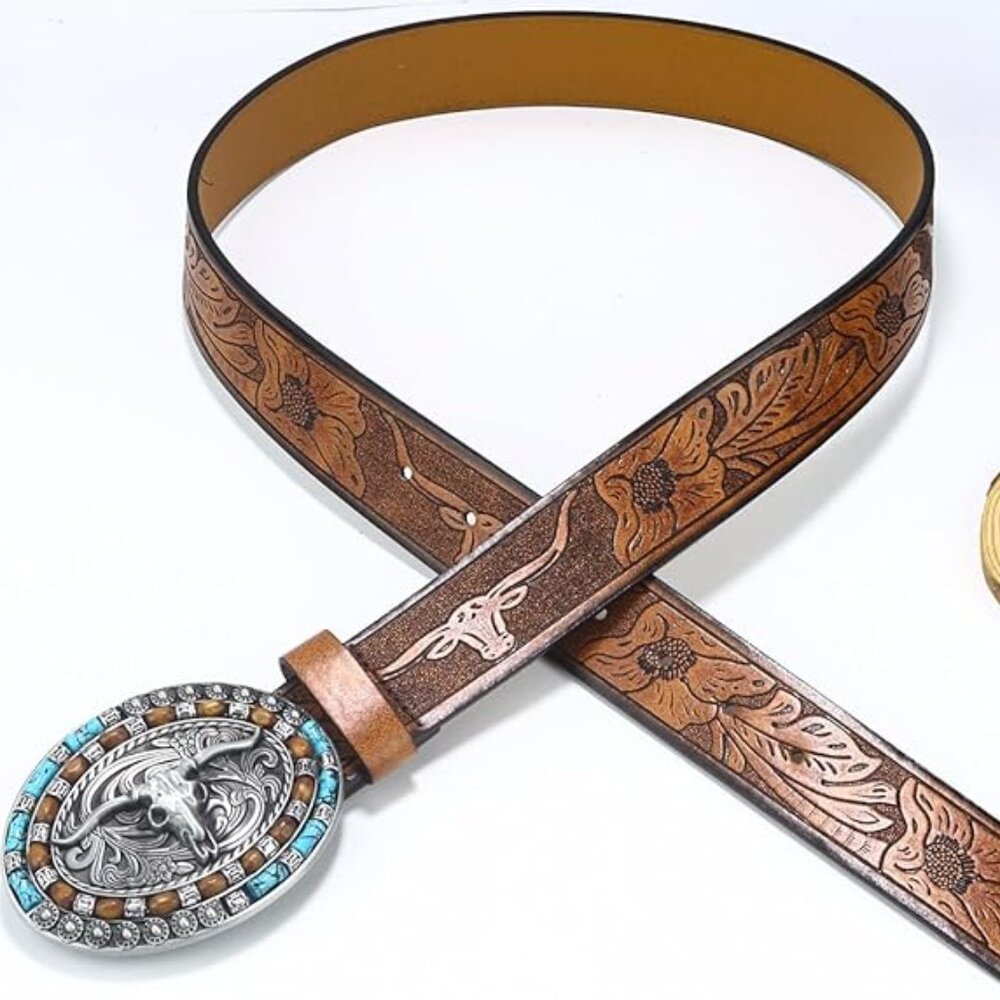 Western cowboy belt